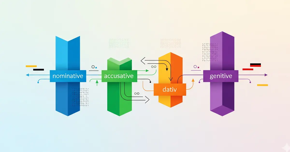 A német esetek (Nominativ, Akkusativ, Dativ, Genitiv)