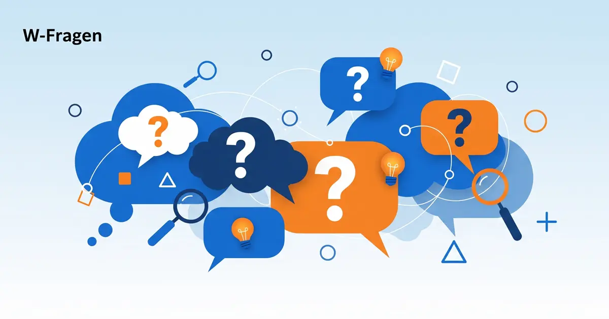 Német kérdőszavak használata